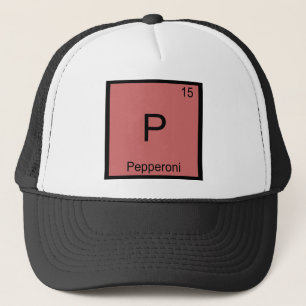 Casquette P - T-shirt du symbole d'élément de chimie drôle d