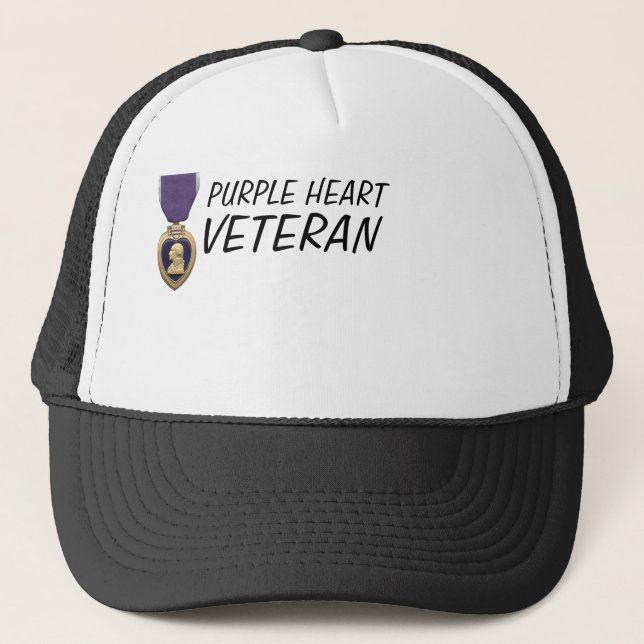 CASQUETTE PAC DE VÉTÉRAN DE PURPLE HEART (Devant)
