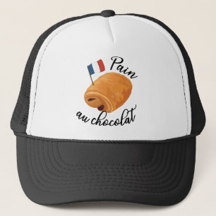 Casquette Pain Au Chocolat - Drôle Pâtisserie Française