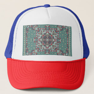 Casquette Paisley Bandana Imprimer : Écharpe à cou de soie
