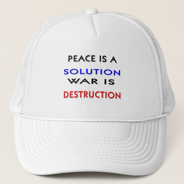Casquette Paix (Devant)
