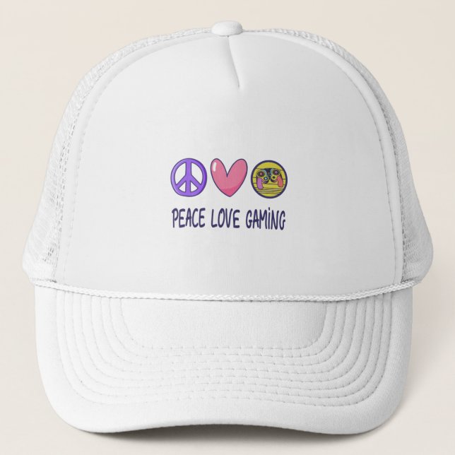 Casquette Paix Amour Jeux (Devant)