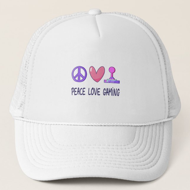 Casquette Paix Amour Jeux (Devant)