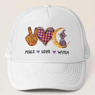 Casquette Paix, Amour, Sorcière