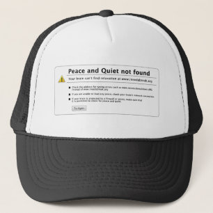 Casquette paix et tranquillité