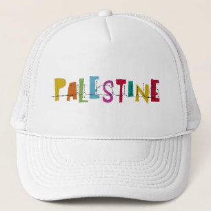 Casquette PALESTINE Nom arabe Coloré
