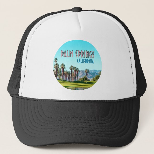 Casquette Palm Springs Californie Vintage (Devant)
