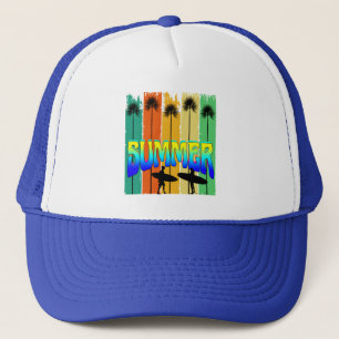 CASQUETTE PALMIERS VINTAGE ÉTÉ