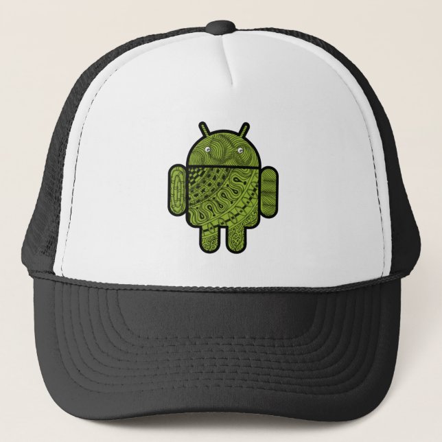 Casquette Pancho Doodle Character pour le robot Android™ (Devant)