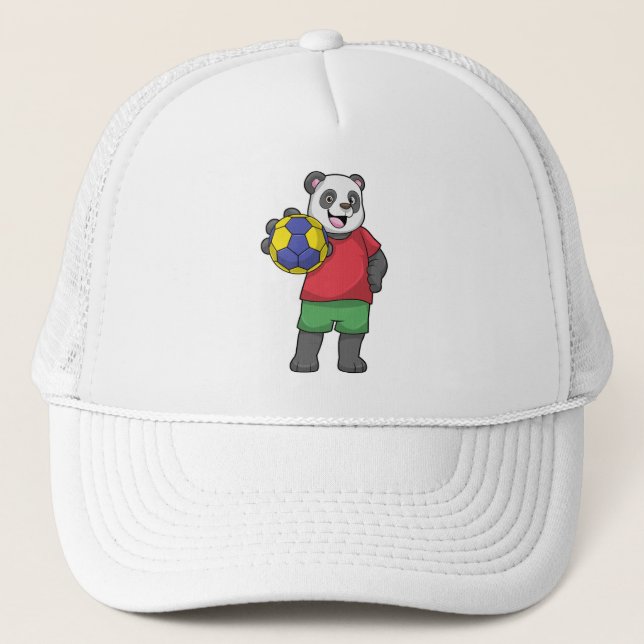Casquette Panda avec Handball Sports (Devant)