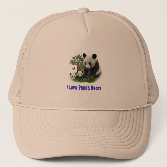 Casquette panda beras (Devant)