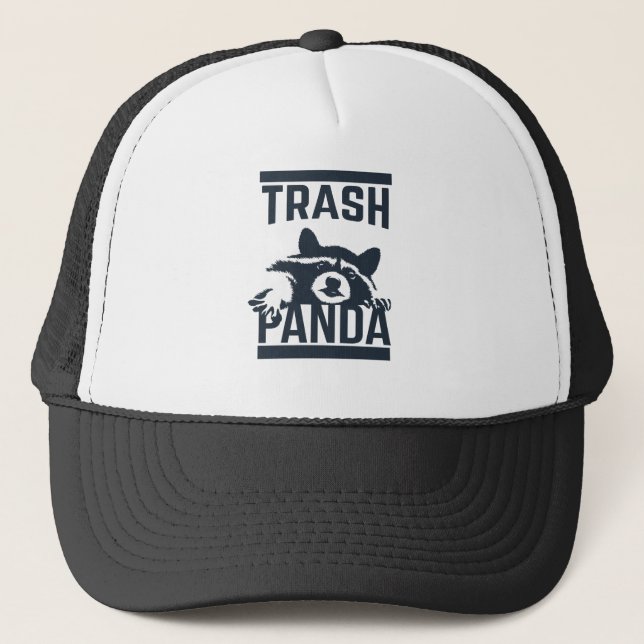 Casquette Panda de déchets (Devant)
