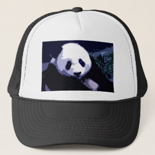 Casquette Panda Face Pop Art