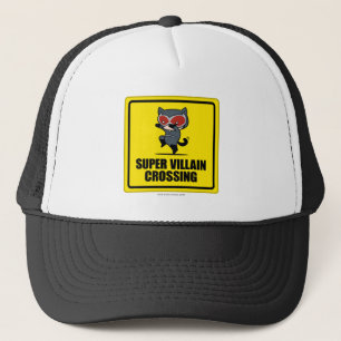 Casquette Panneau de croisement Chibi Catwoman Super Villain