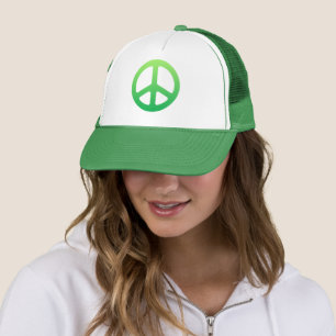 Casquette Panneau de paix vert