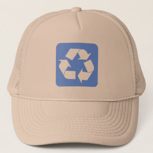 Casquette Panneau de recyclage - Bleu bébé