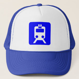 Casquette Panneau du train - Bleu