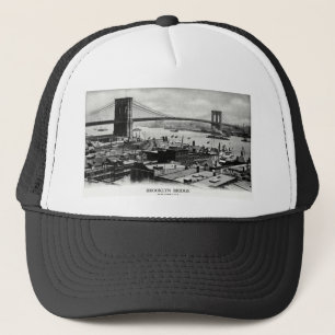 Casquette Panorama 1900 de pont de Brooklyn