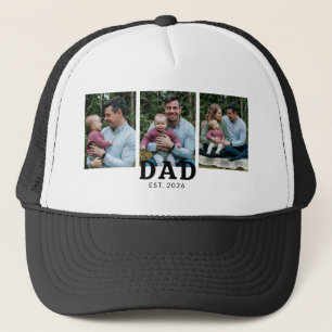 Casquette Papa a établi Bold Modern Black 3 Photo