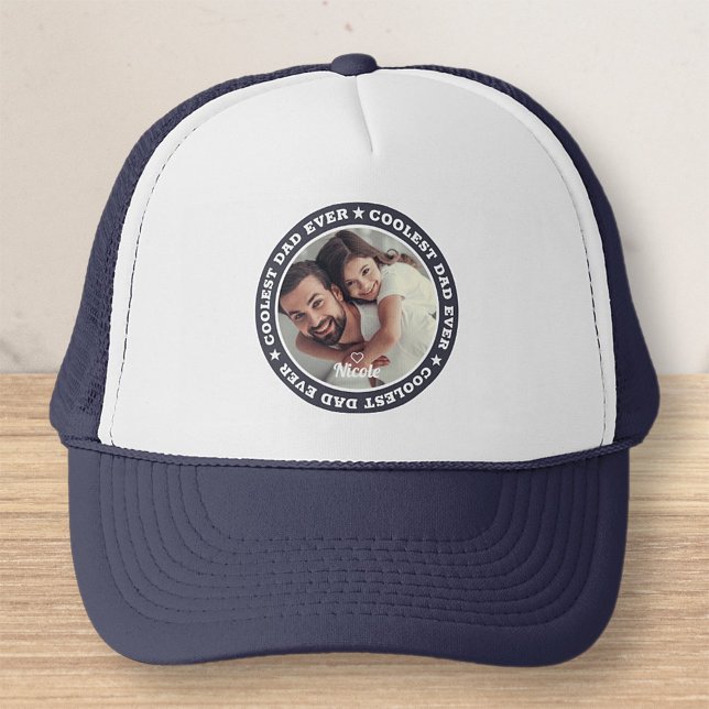 Casquette Papa Coolle Jamais Photo Personnalisée Moderne (Créateur téléchargé)