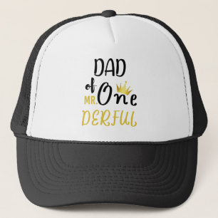 Casquette Papa de Mr Onederful Funny 1er Anniversaire T-shir