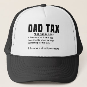 Casquette Papa Définition de l'impôt Fête des pères Drôle Pè