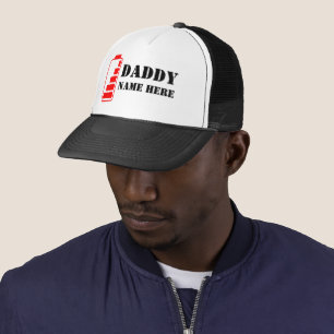 CASQUETTE PAPA DRÔLE BATTERIE ROUGE CADEAU PAPA