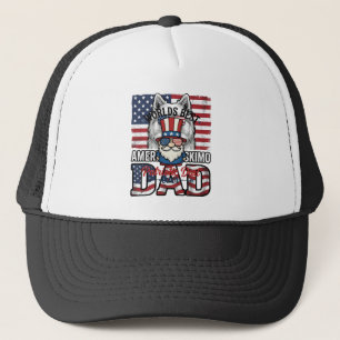 Casquette Papa Patriote Gnome Vintage Vector Design de T-Shi