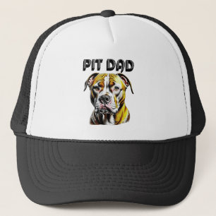Casquette Papa Pit Bull   Amoureux des chiens 
