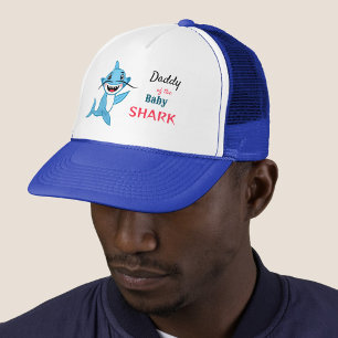 Casquette Papa Requin de la Famille Requin Heureuse