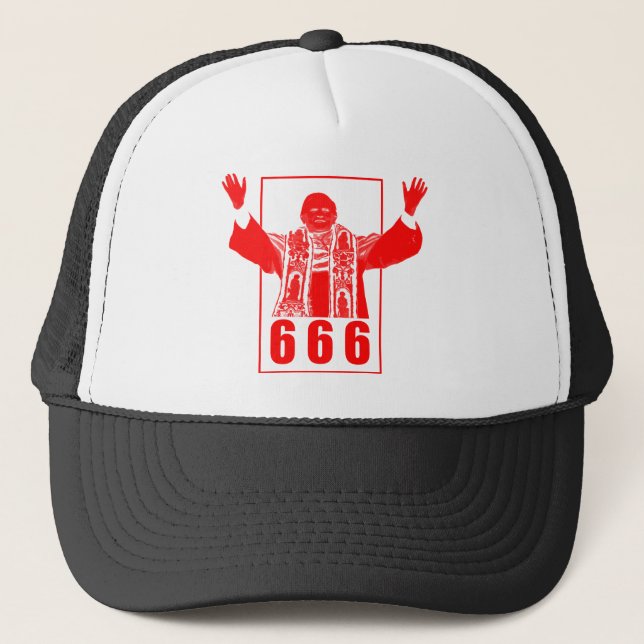 Casquette Pape 666 (Devant)