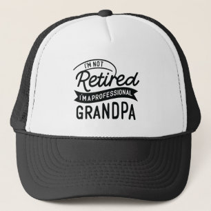 Casquette Papé cool a pris sa retraite art de mots