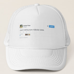 Casquette Pape Trucker Hat d'Andrew