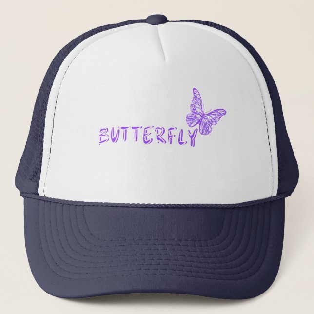 Casquette Papillon, amoureux de la nature (Devant)