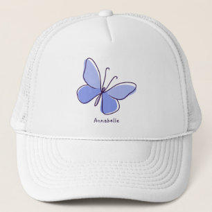 Casquette Papillon Bleu Mignon Été