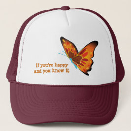Casquette papillon - Casquette heureux