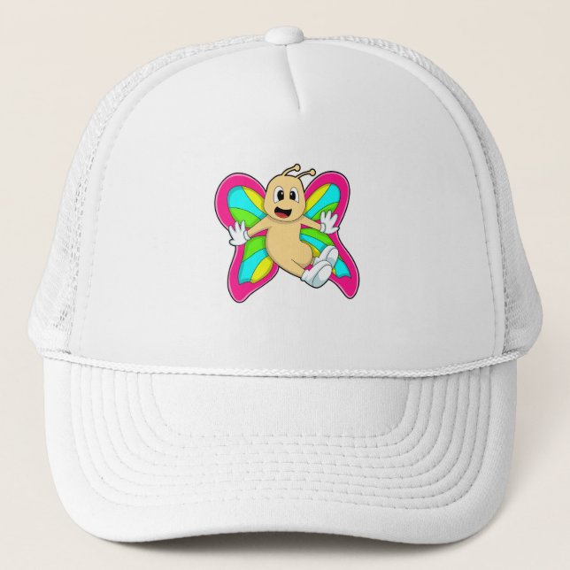 Casquette Papillon coloré (Devant)