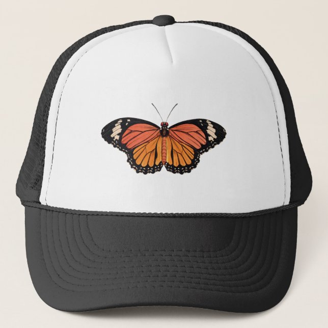 Casquette Papillon monarque (Devant)