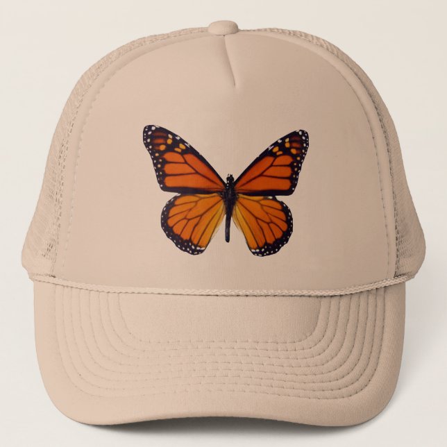 Casquette papillon orange (Devant)