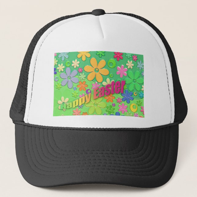 Casquette pâques heureux (Devant)
