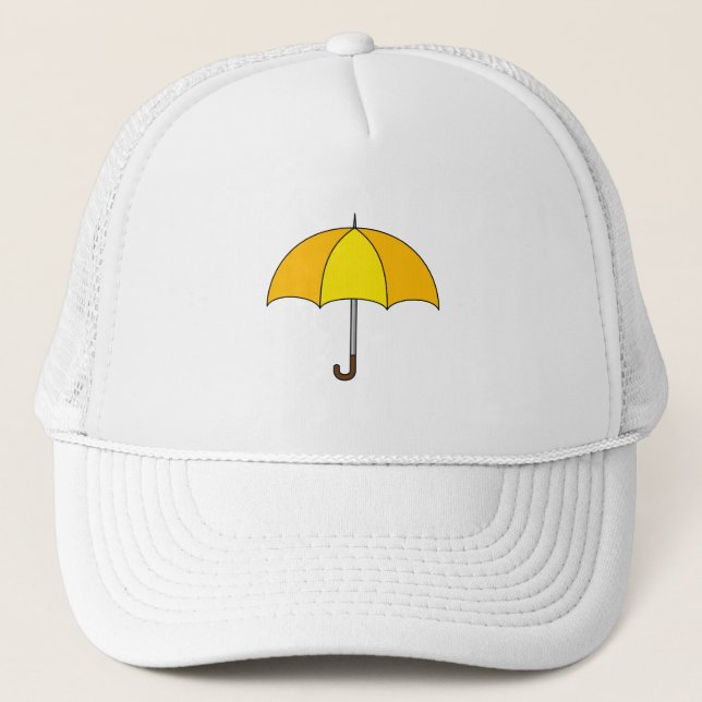 Casquette Parapluie jaune (Devant)