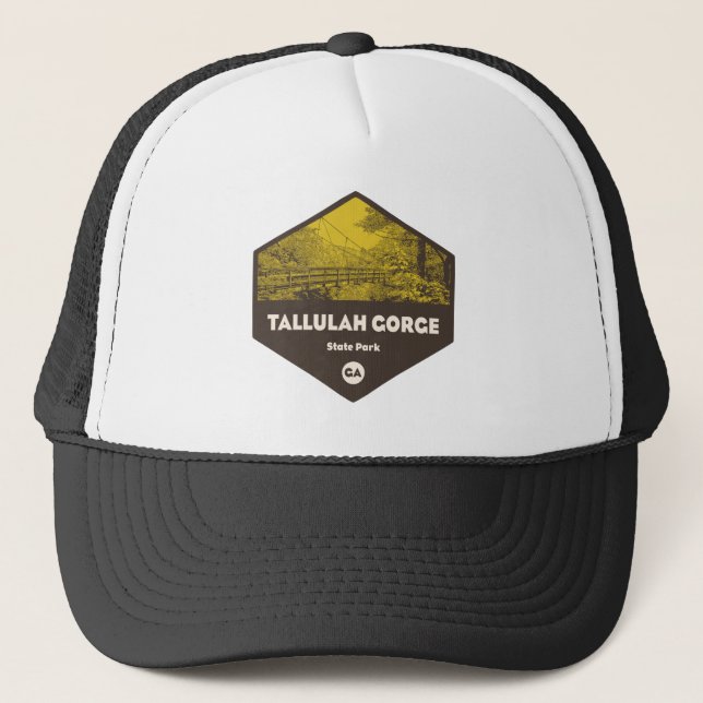 Casquette Parc d'état de la gorge de Tallulah Géorgie (Devant)