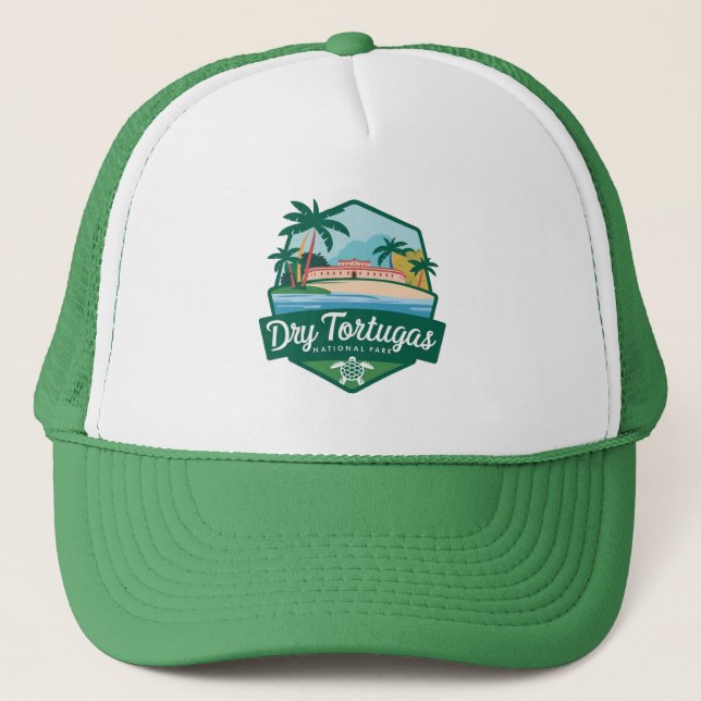 Casquette Parc national américain de Dry Tortugas (Devant)