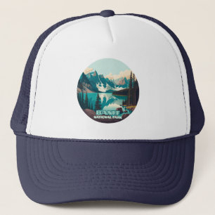 Casquette Parc national Banff Moraine Lac Retro