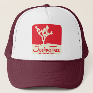 Casquette Parc national d'arbre de Joshua - rouge