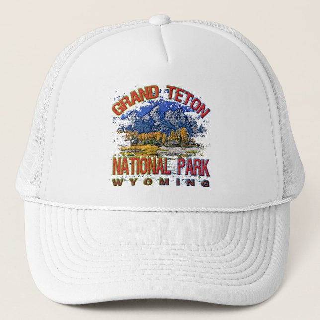 Casquette Parc national de canyon grand, Wyoming (Devant)