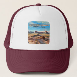Casquette Parc National de la Forêt Petrifiée Arizona Désert