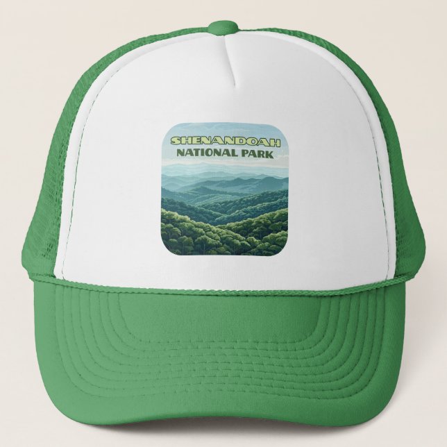 Casquette Parc national de Shenandoah Virginia Blue Ridge Re (Devant)