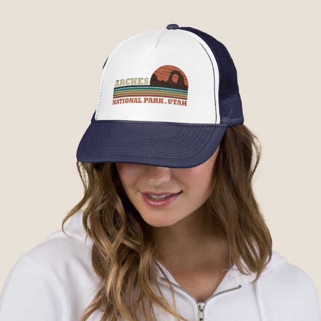 Casquette Parc national des Arches (En situation)