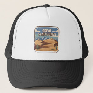 Casquette Parc national des Great Sand Dunes Badge Vintage